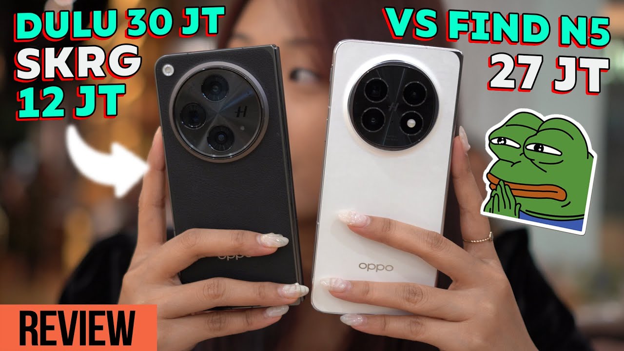 Find N3 Turun Harga, Cuma 12 Juta VS Find N5! Test Gaming, Suhu, Batre & Kamera!