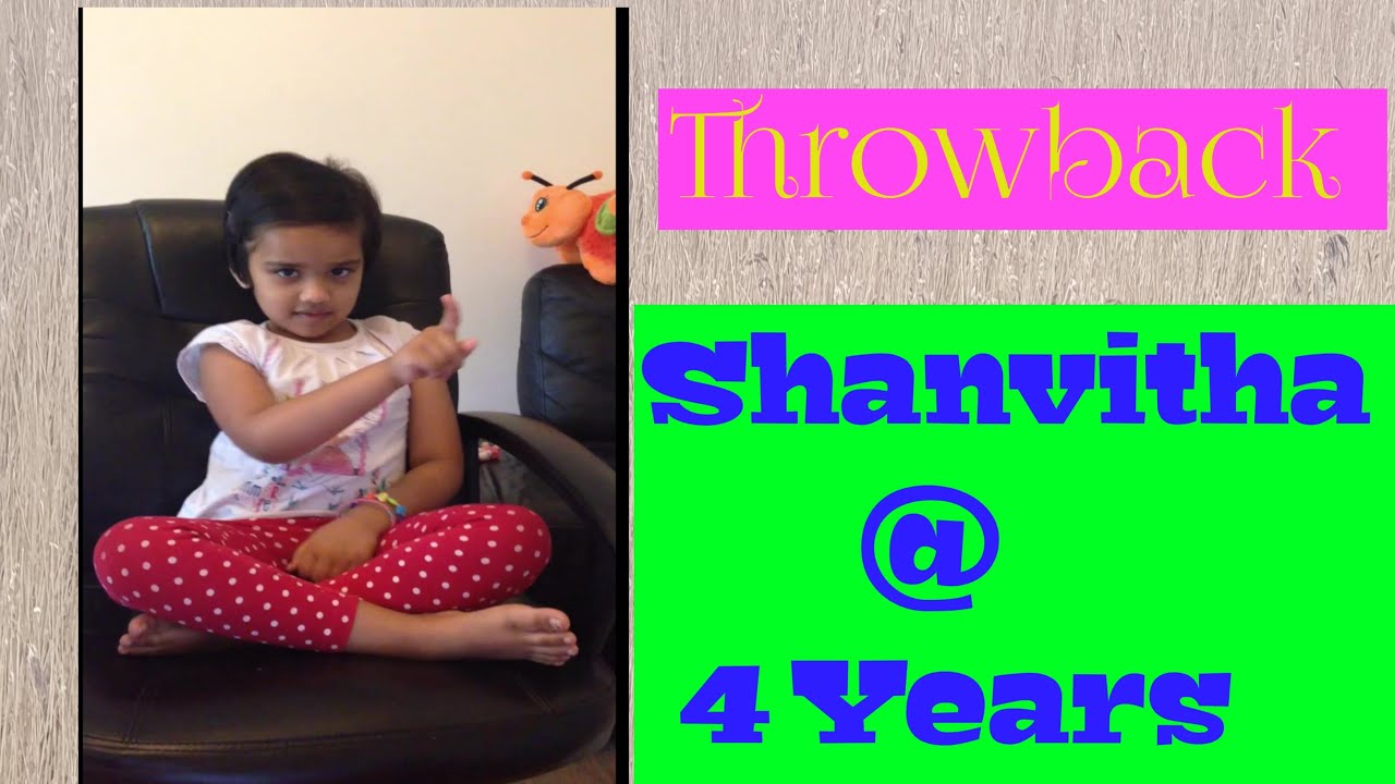 Throwback Video|  Dance with Expressions| Shanvitha | Shanvik iSMART|