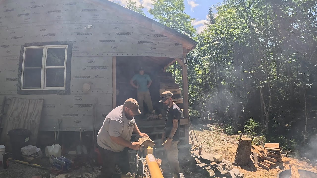 Moose Scouting and Trout Fishing From Camp In The North Maine Woods