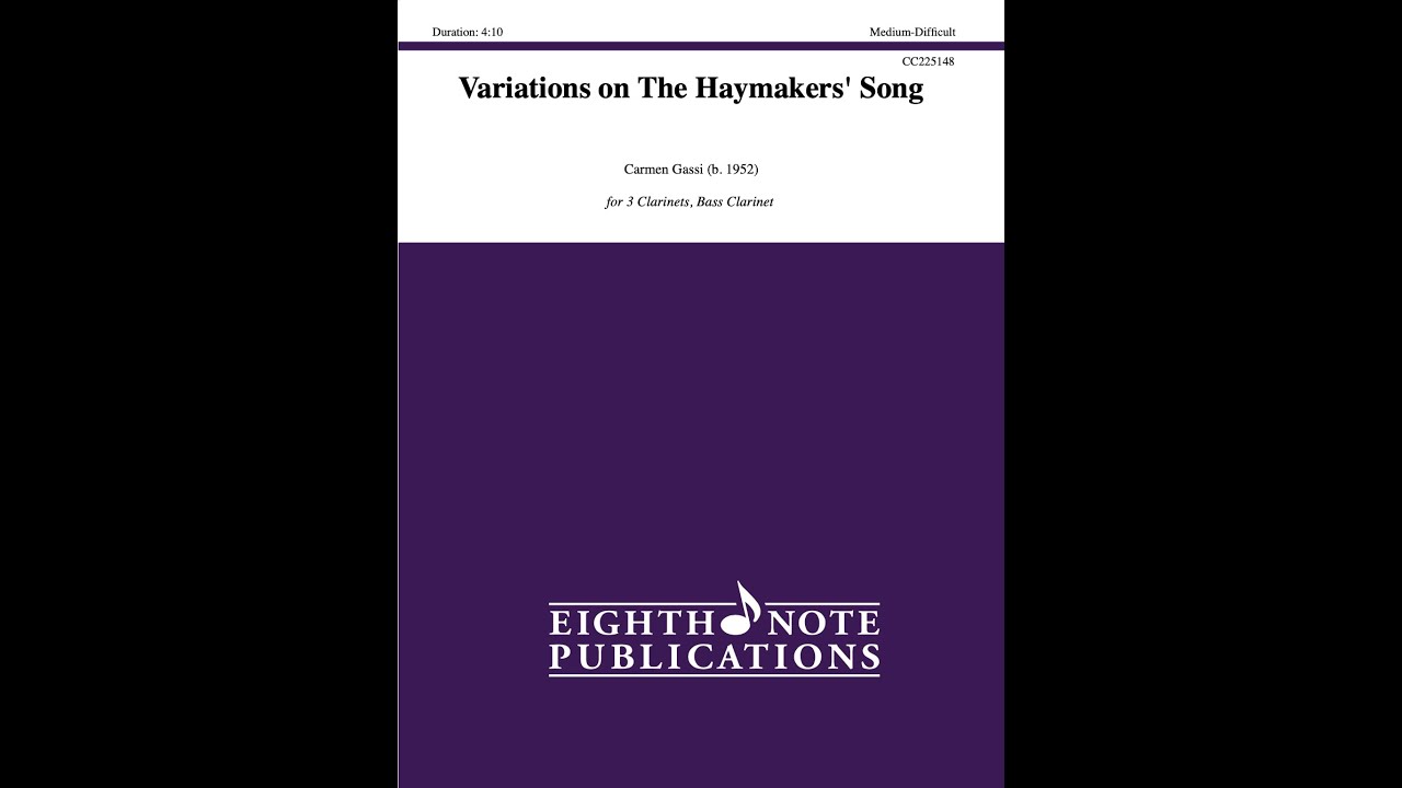 Variations on The Haymakers' Song by Carmen Gassi - Grade Medium-Difficult