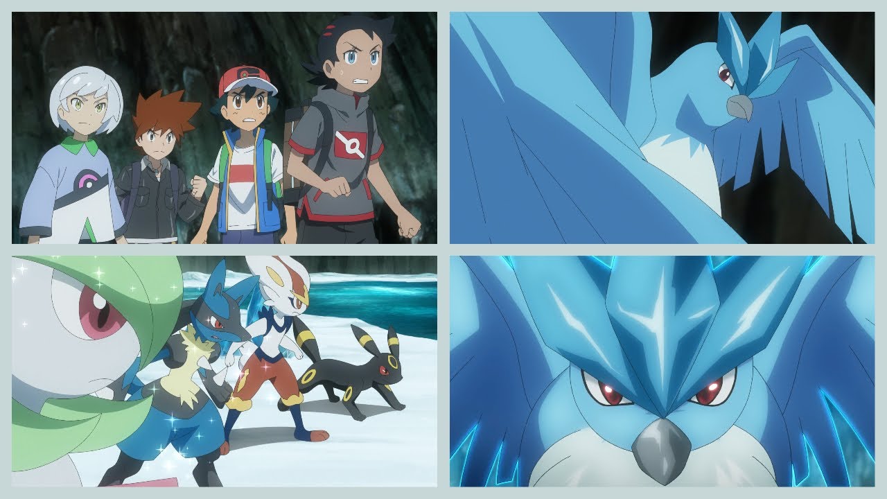 RAID BATTLE! ASH, GARY, HORACE & GOH VS ARTICUNO! Pokemon Journeys Episode 102 REVIEW