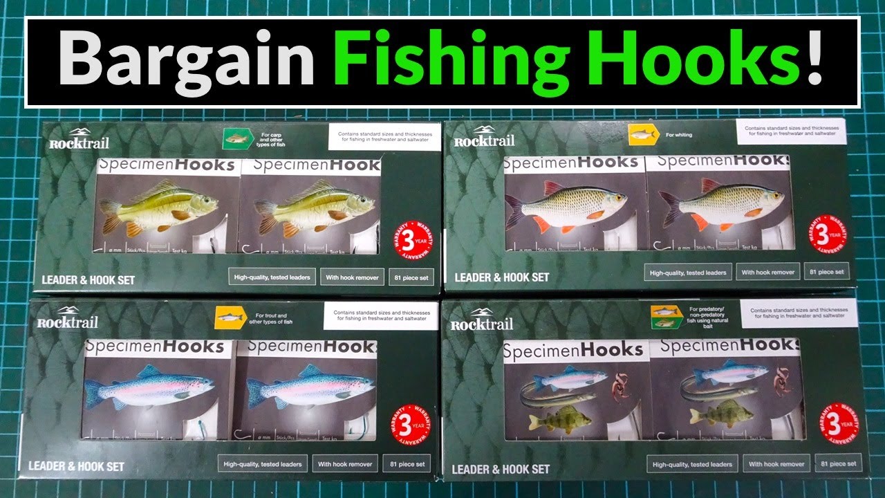 Rocktrail Leader & Hook Set from Lidl (Hooks to Nylon) - First Impressions