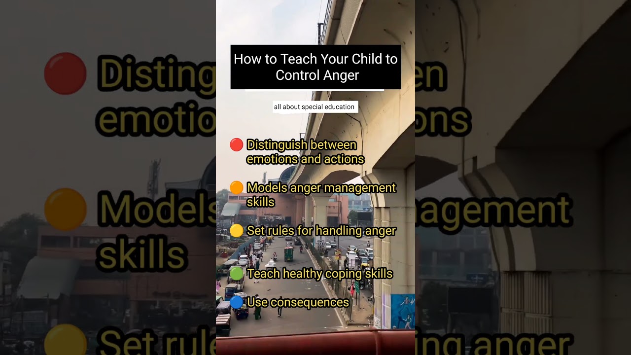 How to Teach Your Child to Control Anger ll 