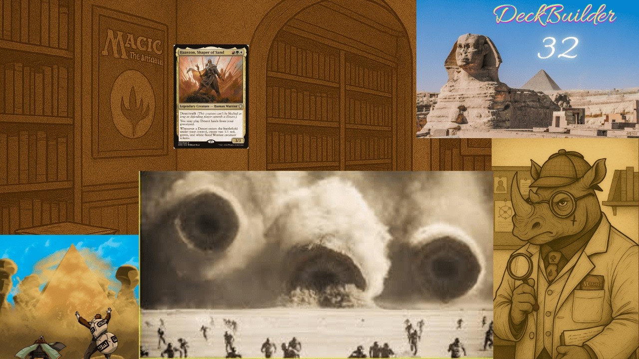 DECKBUILDER COMMANDER EP32 - REI DO DESERTO! | Magic The Gathering |