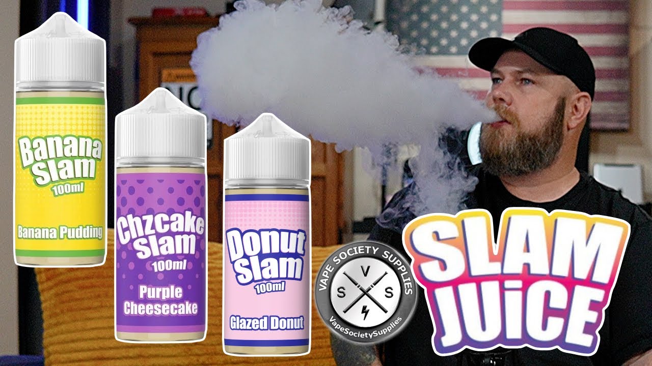 Они просто потрясающие! Жидкость для электронных сигарет SLAM JUICE