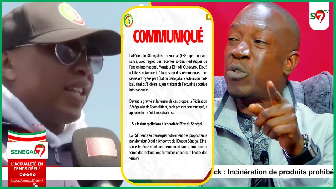 Communiqué FSF contre Diouf,Nioune Nio Genua Fort Etat: Abdoulaye Mbow recadre le double Ballon d'Or