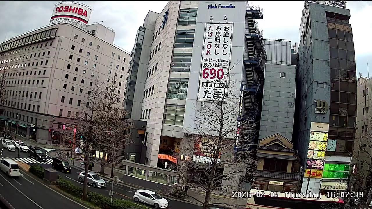 宮城県仙台市青葉区ライブカメラ。Miyagi　Sendai Live camera. World cam.