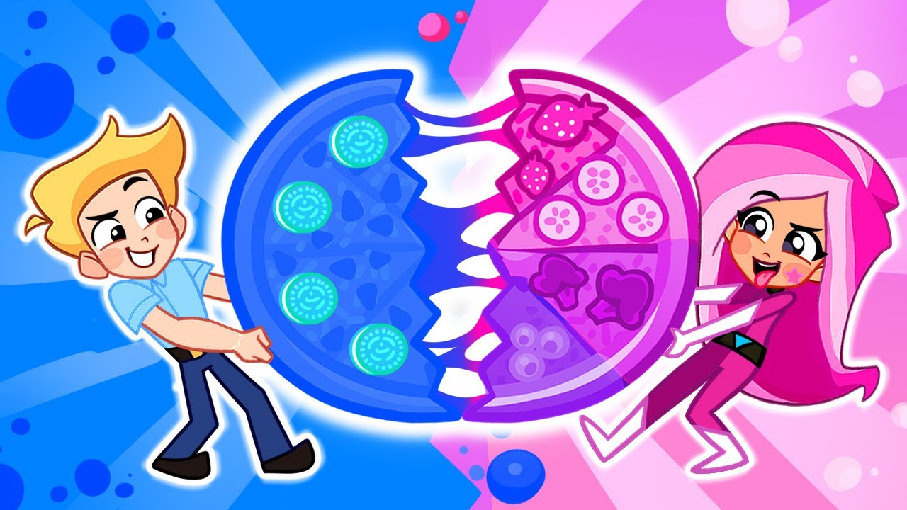 Let's Find the True Color Blue vs Black Challenge 🌊🖤 Educational Cartoons for Preschoolers🎨