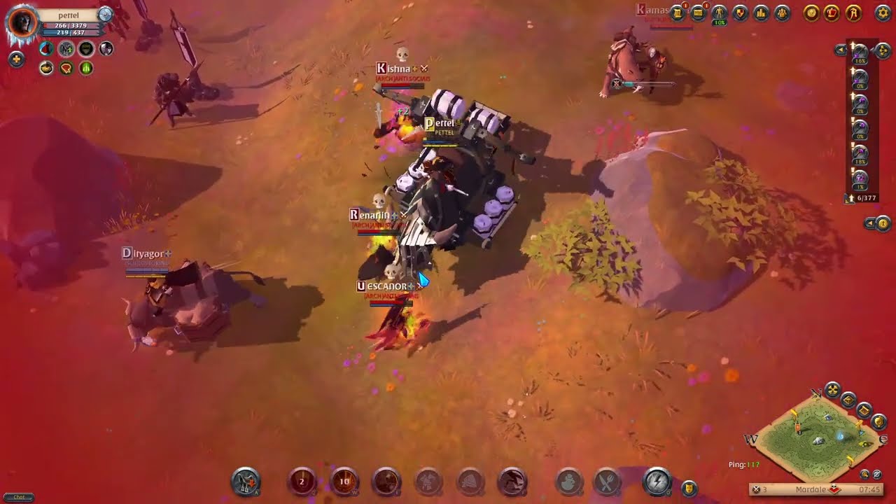 albion online behamoth ganking go rong!!!!!