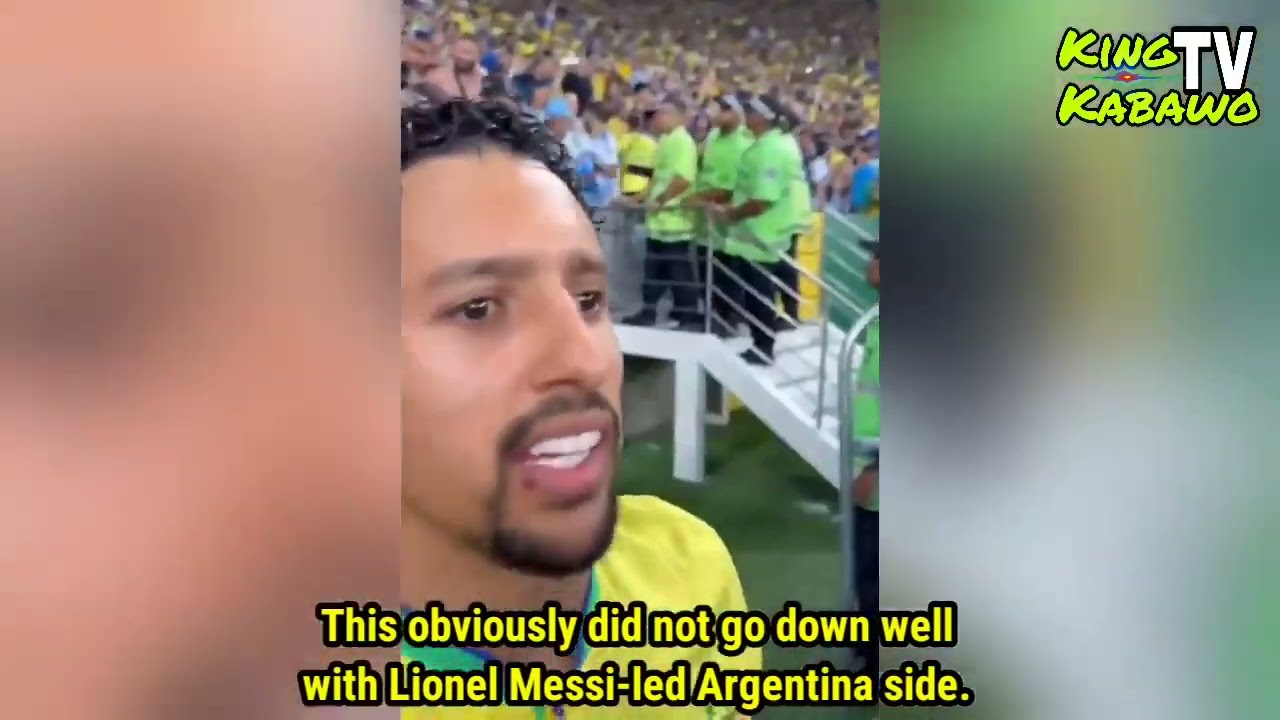 Fan Violence Delays Brazil vs. Argentina! MESSI REACTS TO HIS argentinian FANS