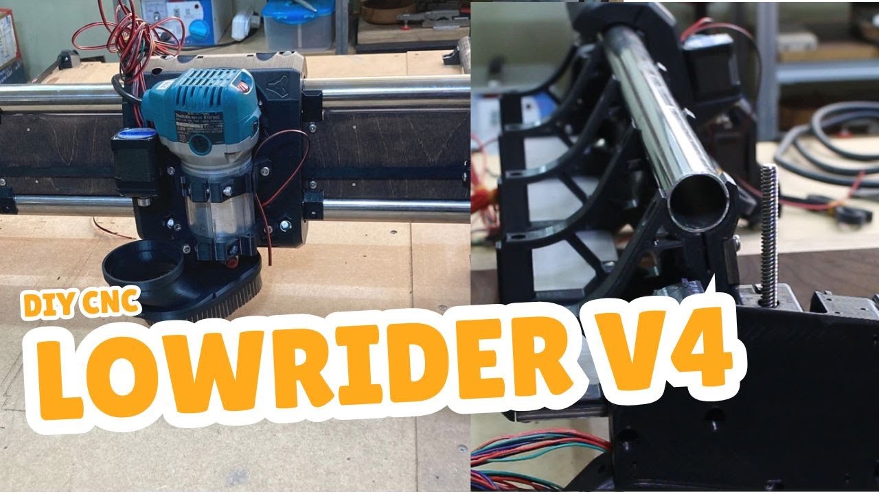 LowRider v4 DIY CNC - Part2 Core, Beam, Belts