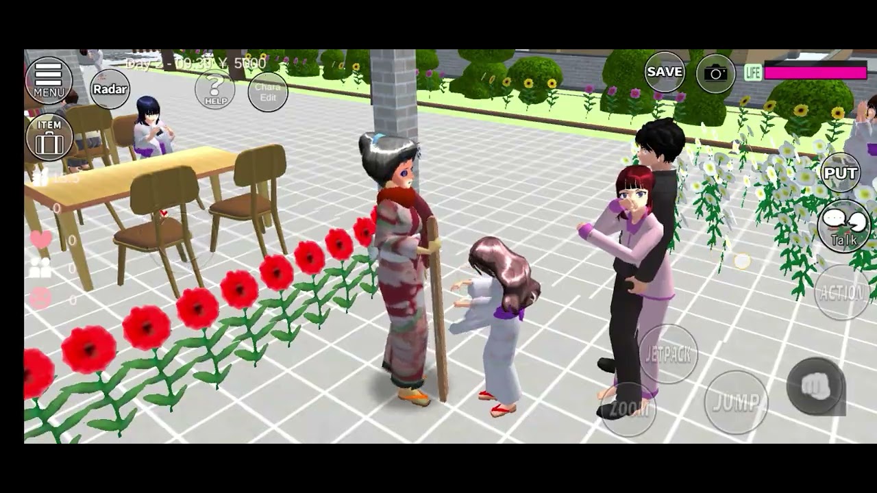 neneknya sakura ada disini?