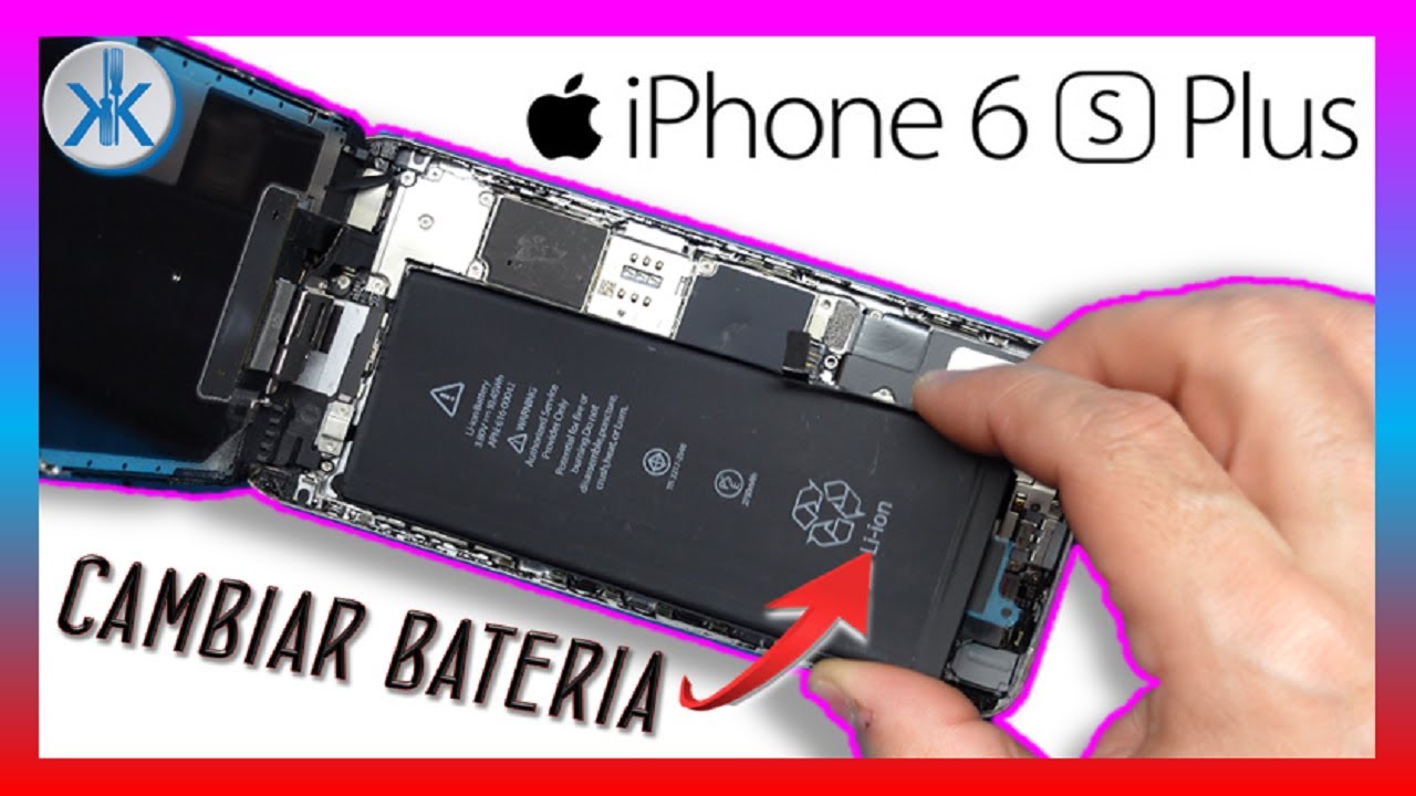 👍 COMO CAMBIAR BATERÍA IPHONE 6s Plus