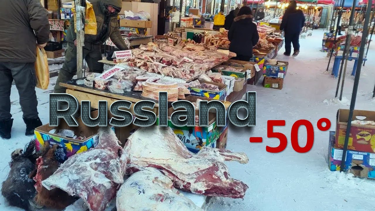 ЯКУТИЯ 🥶 САМЫЙ ХОЛОДНЫЙ рынок под открытым небом в мире 🥶 6000 км от Москвы