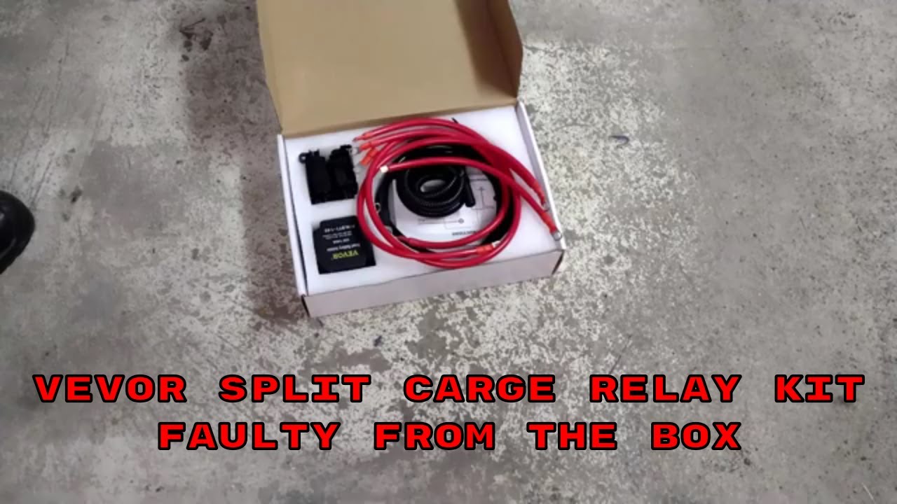 This Cheap Split Charge Kit Can Ruin Your Life | VEVOR Split Charge Relay Kit