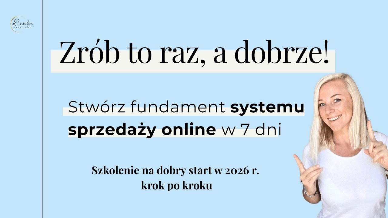 7 dni aby zbudować system sprzedaży online od zera w 2026