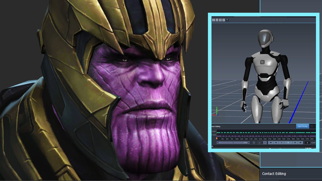 Testing Perception Neuron Studio Mocap Suit Data in iClone with Thanos ~ CartWheel Motion Capture