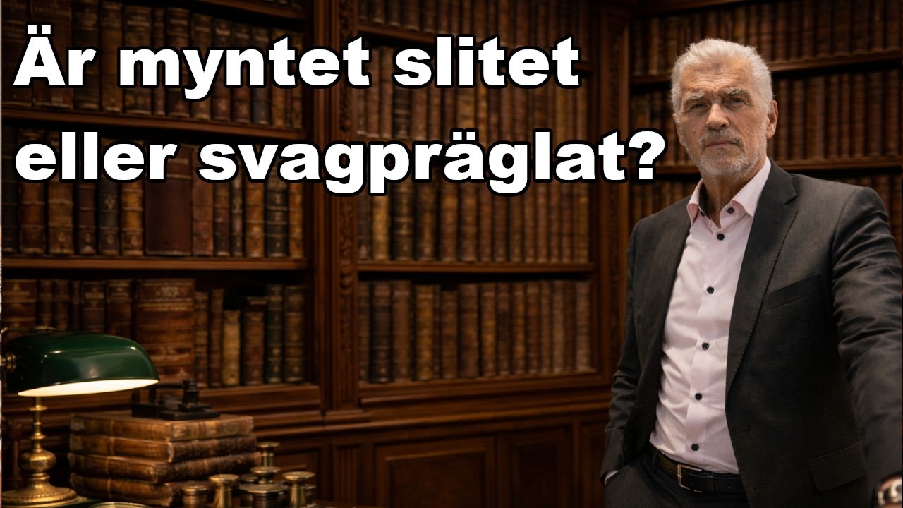 Vad är svagprägling och hur ser det ut på mynt? - Jag berättar hur det ligger till