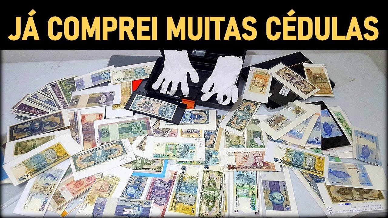 🤑Já Comprei Muitas Cédulas Para Completar Minha Coleção - Do Cruzeiro ao Real