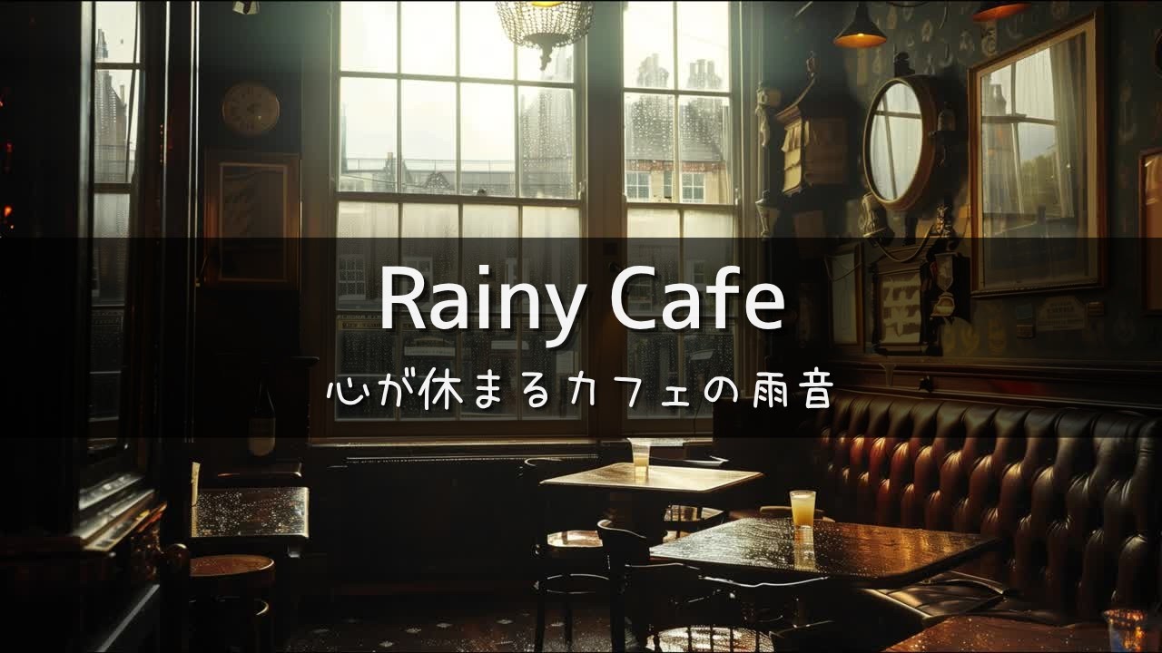 【ASMR】午後のカフェに降る雨 ― 思考を休ませる、静かな窓辺【自然音】