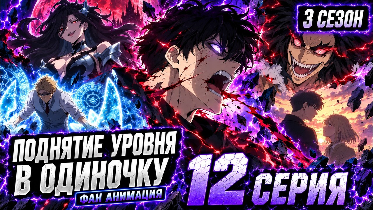 Поднятие уровня в одиночку / Фан анимация 3 сезона - 12 серия