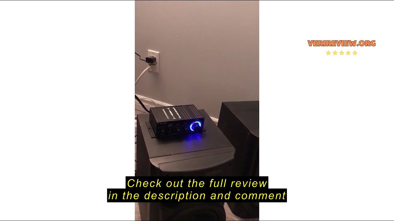 Review Facmogu AK280 200W+200W Mini 2.0 CH Audio Power Amplifier, 2.0 CH Receiver Speaker Amp with 1