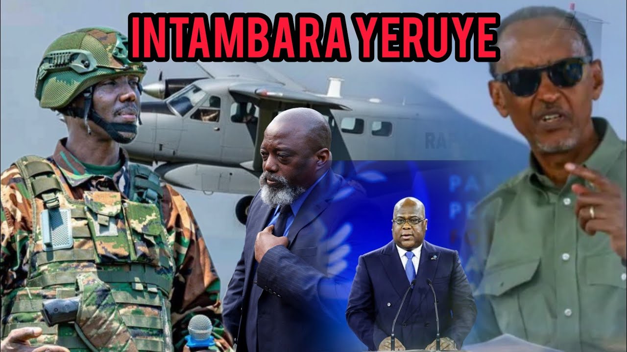 URWANDA RUTANGAJE INTAMBARA YERUYE KURI CONGO NYUMA YUKO DRONE IRASHE MU MUGI WA GOMA BUNYONI YAREKU
