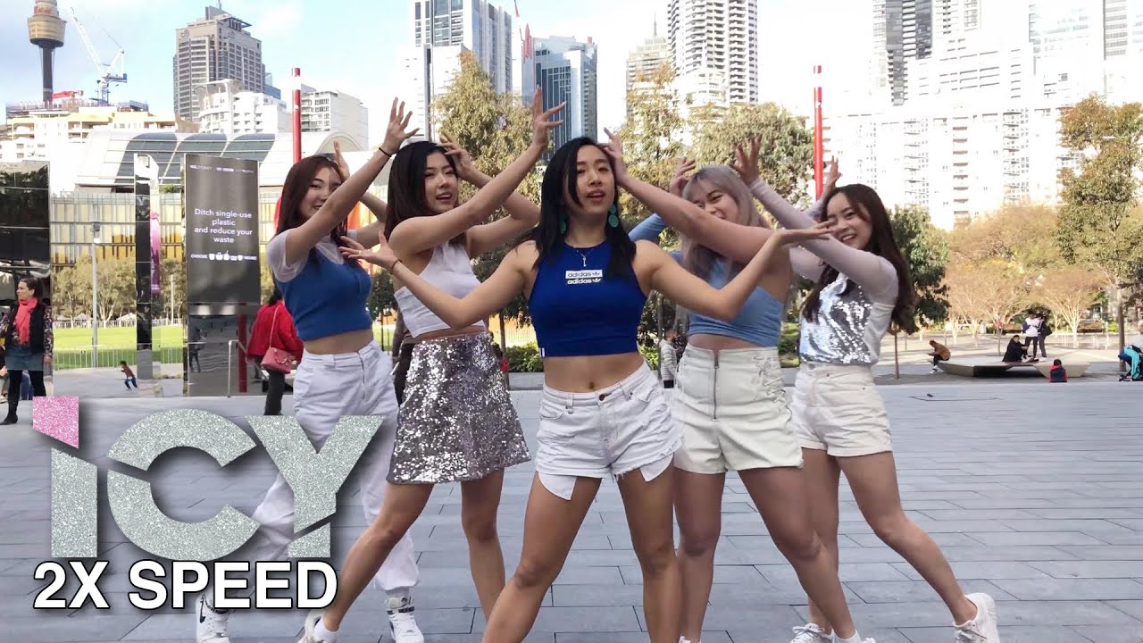 [KPOP IN PUBLIC 2X SPEED CHALLENGE] ITZY (있지) - ICY Dance Cover