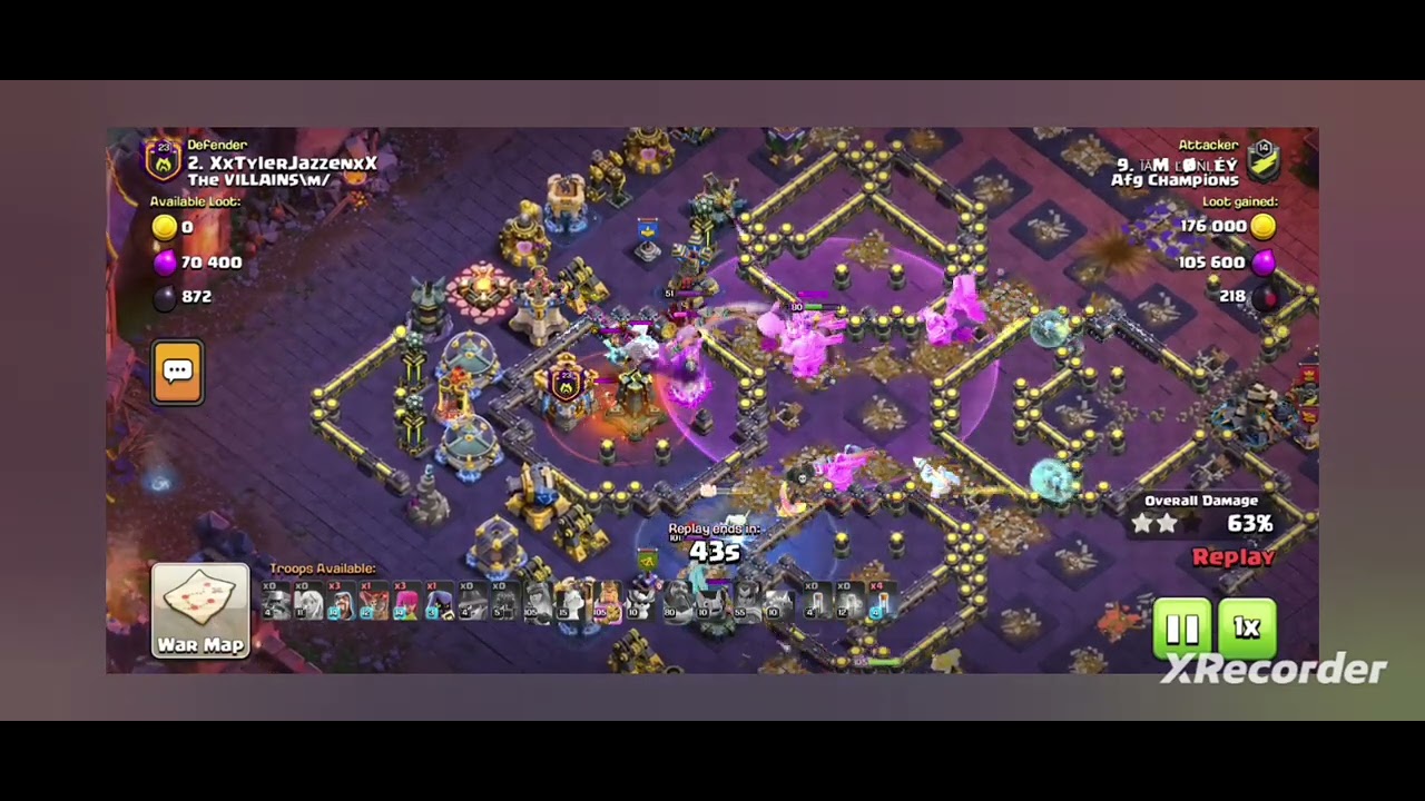 I think using thrower is best strategy in war league and normal wars. 