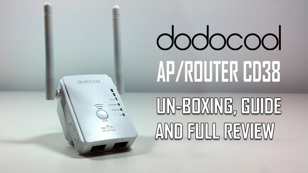 dodocool N300 WiFi Extender Wi-Fi Range Extender Router/Repeater/AP - Review