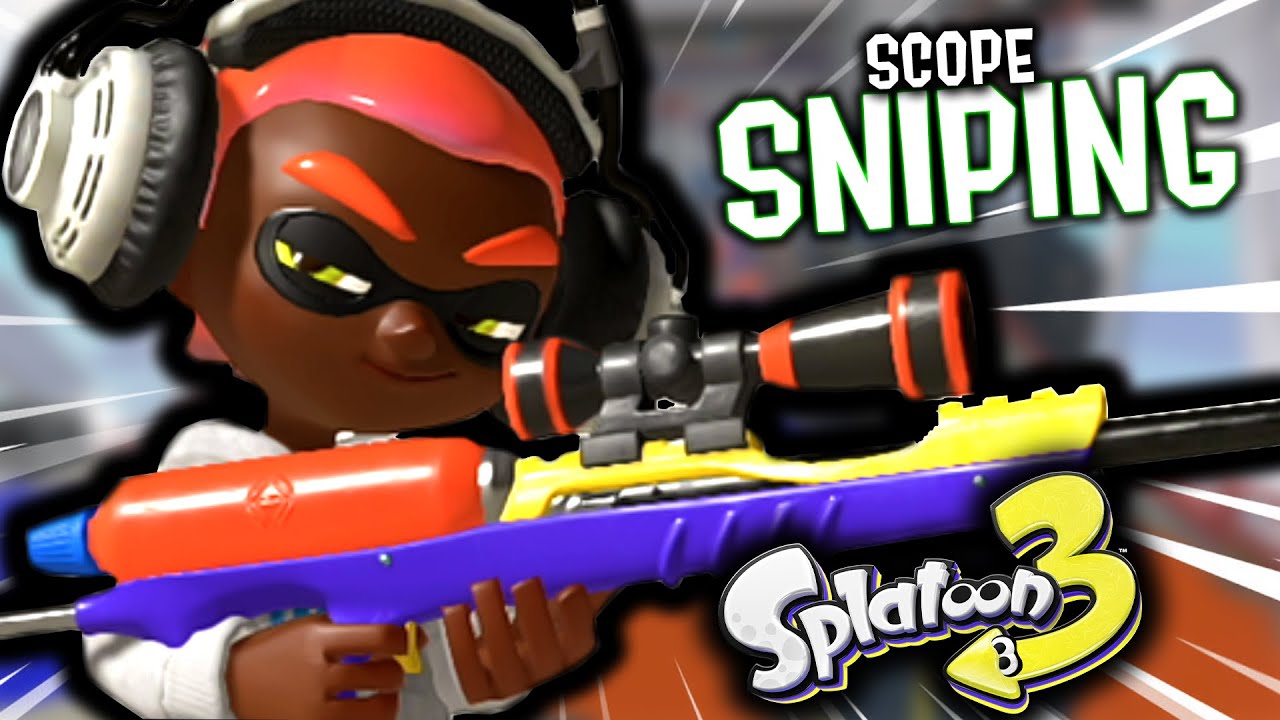 SPLATOON 3: ИДЕАЛЬНАЯ СНАЙПЕРСКАЯ СТРЕЛЬБА С ПОМОЩЬЮ СПЛАТТЕРСКОПА В ТЕЧЕНИЕ 8 МИНУТ