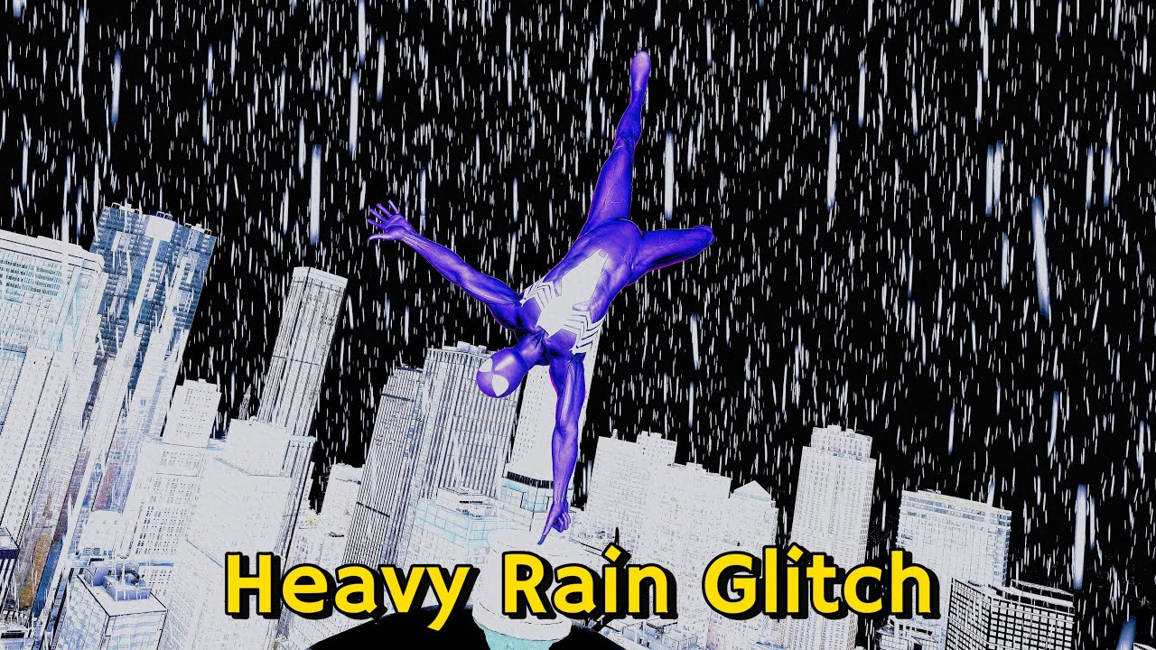 Accidentally Unlocking The Heavy Rain Glitch in Spider-Man 2