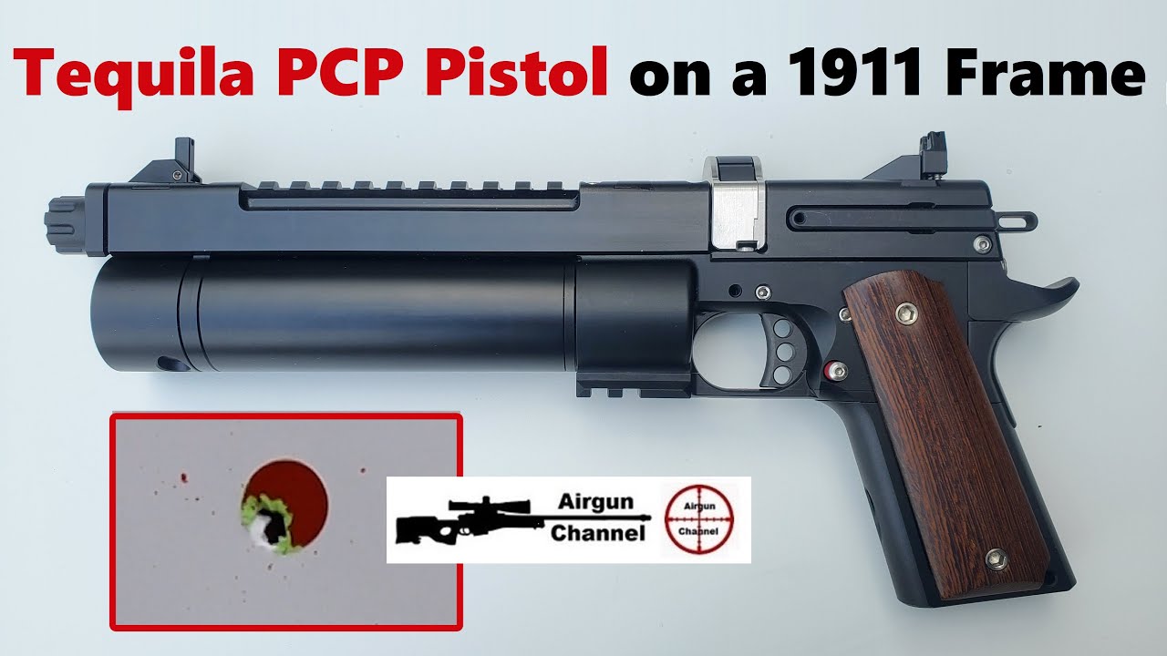 Hand Made 1911 PCP Air Pistol (Tequila GUN) Review
