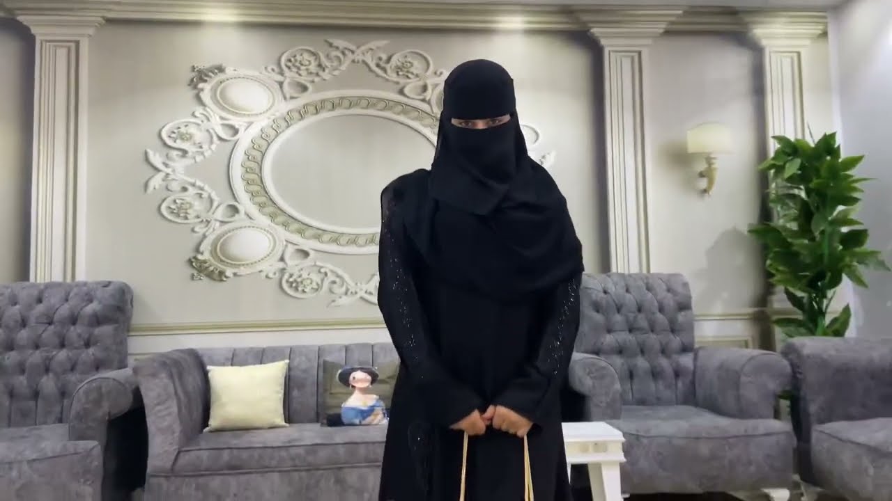 #عبايه من تصميمي وخياطتي اول تجربه لي  🥰
