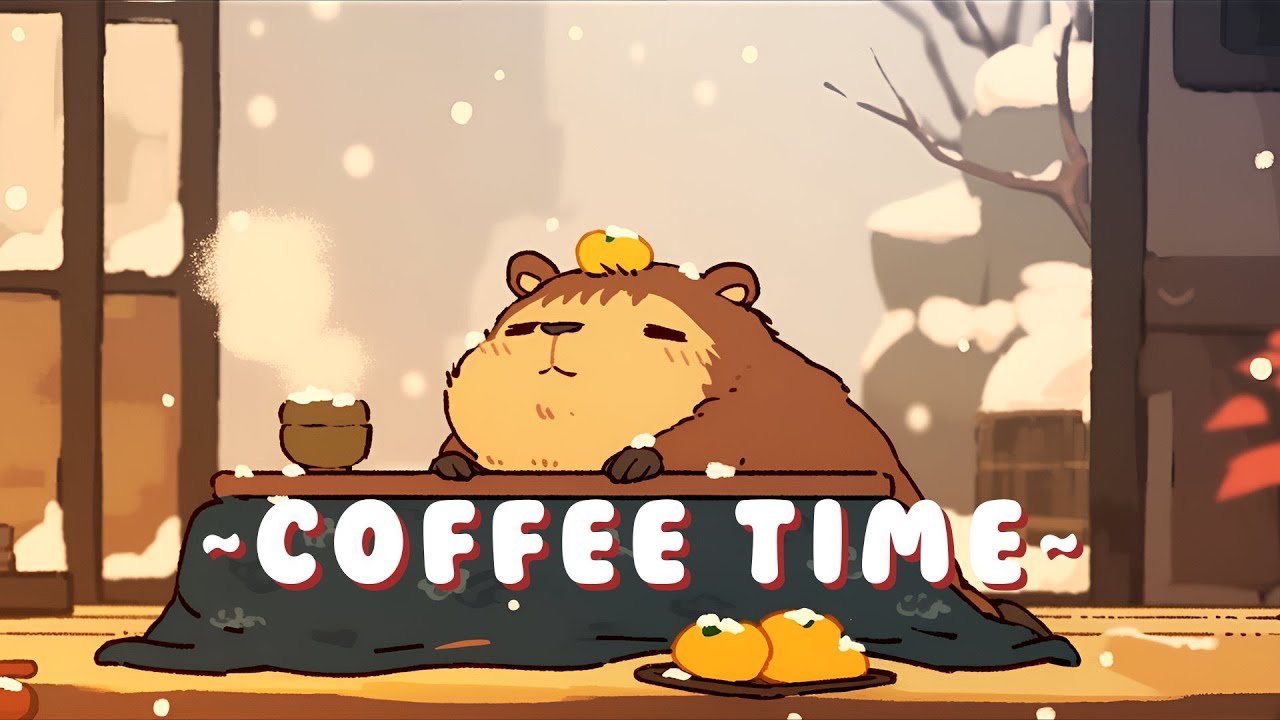 Capybara Chill Radio - Ambient Study Beats Mix ~ Warm Feelings ~ 🦫 🌿 ☕