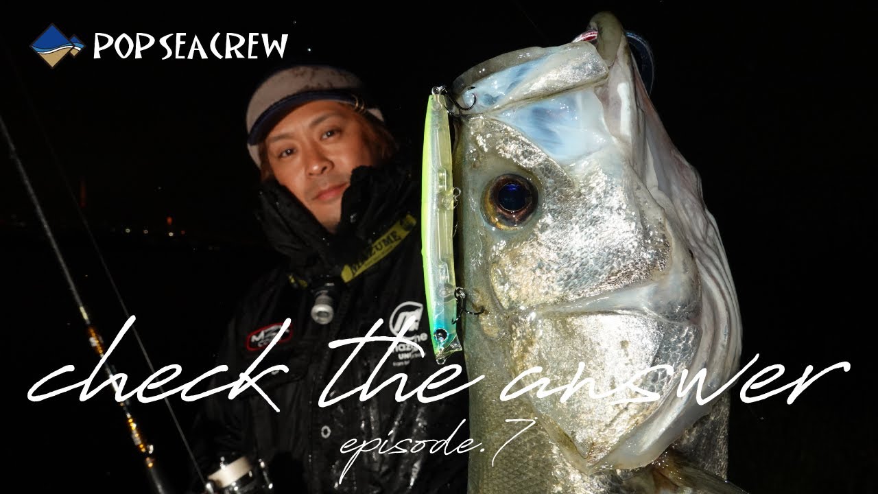 バチ抜けランカーキャッチ！ 東京湾奥河川シーバスゲーム【check the answer ep.7】