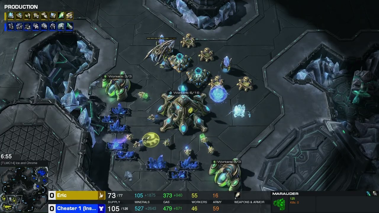 StarCraft 2 | 2026 03 05 | 1v1 Protoss vs Cheater Insane (Terran AI) | Ice and Chrome LE