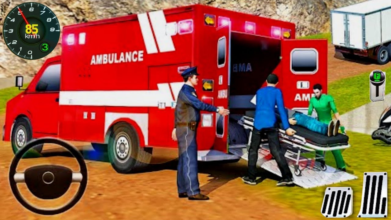 New Ambulance City Rescue Simulator 2026 - 911 US Emergency Ambulance Driving 3D - Android Gameplay