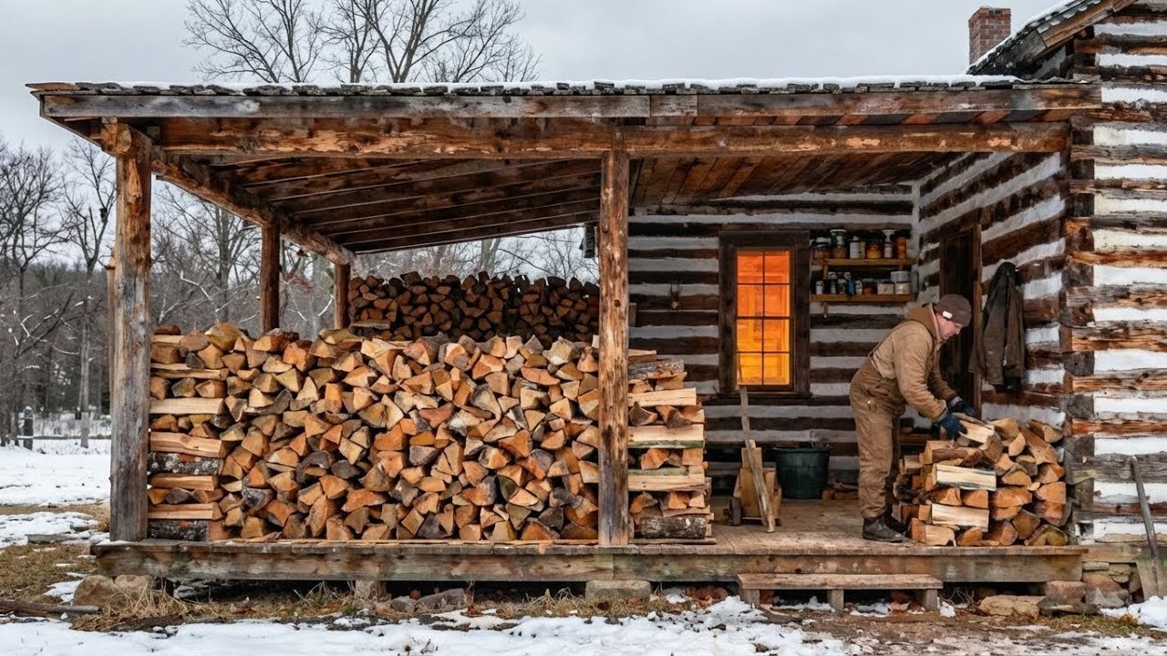 Sie verspotteten ihn, als sie sahen, wie der Bergjunge einen Schuppen um sein Haus baute – bis das B