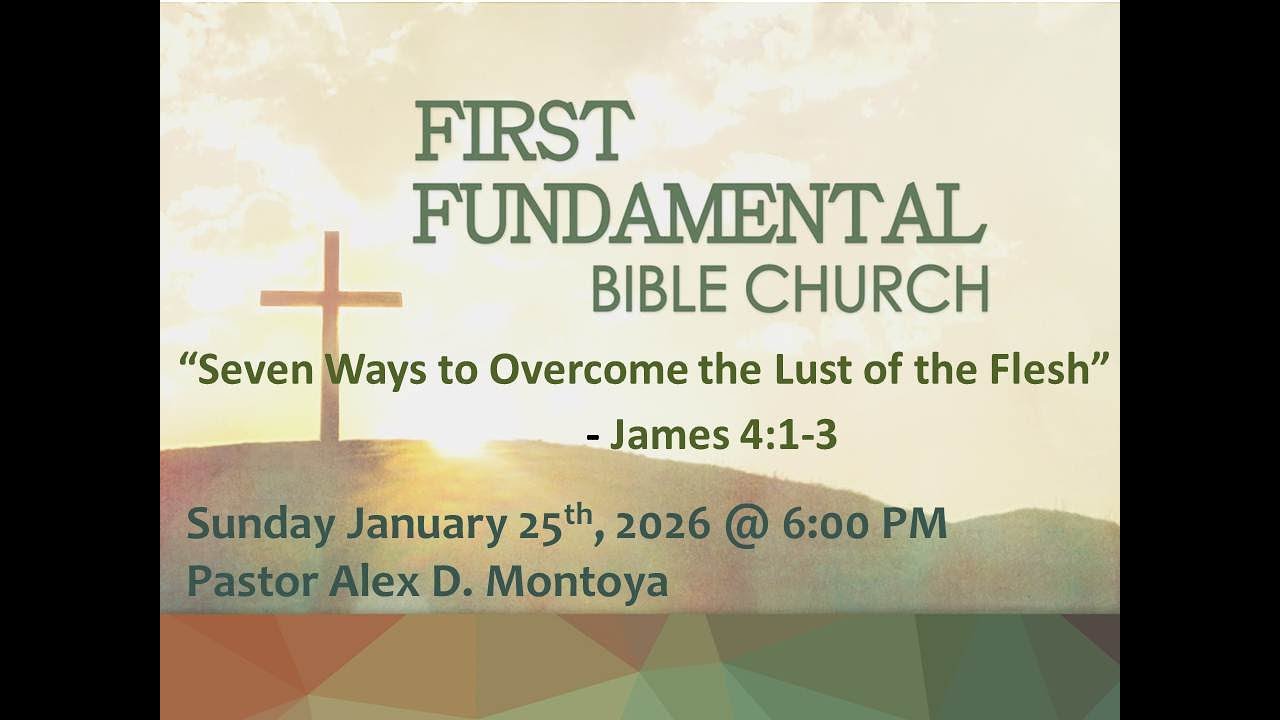 FFBC Live Sunday 6:00pm - January 25, 2026