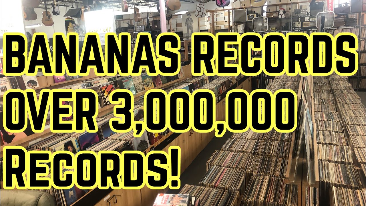 Тур Bananas Records: более 3 миллионов пластинок! Сент-Питерсберг, Флорида