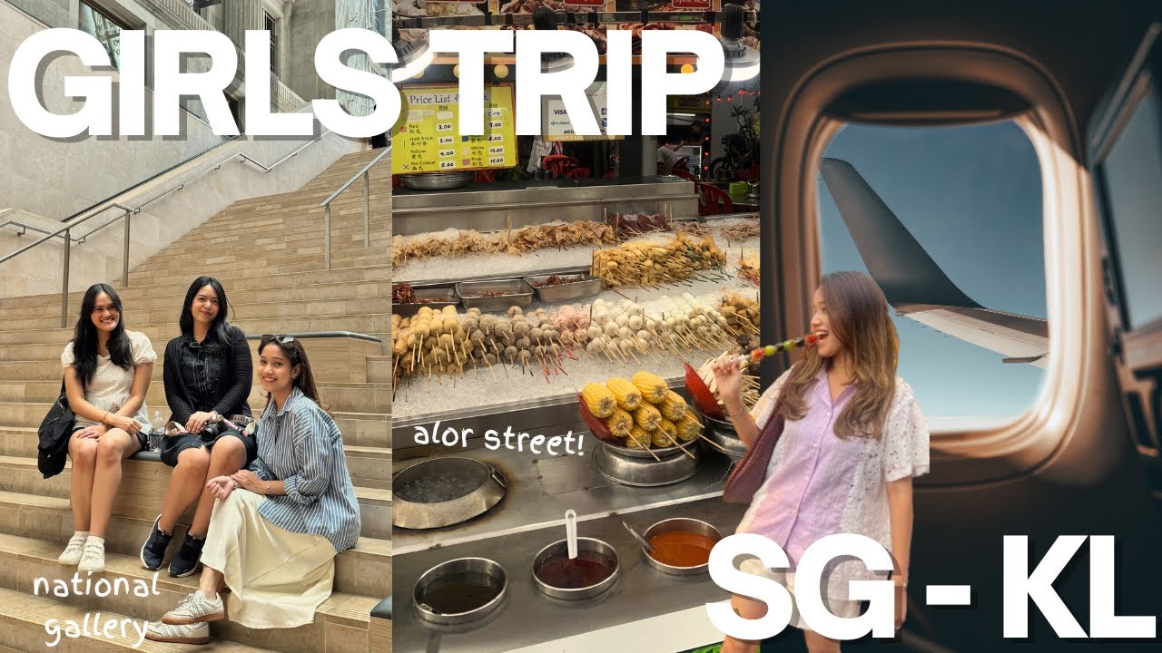 VLOG - GIRLS TRIP! 3 Nights Singapore & 2 Nights Kuala Lumpur