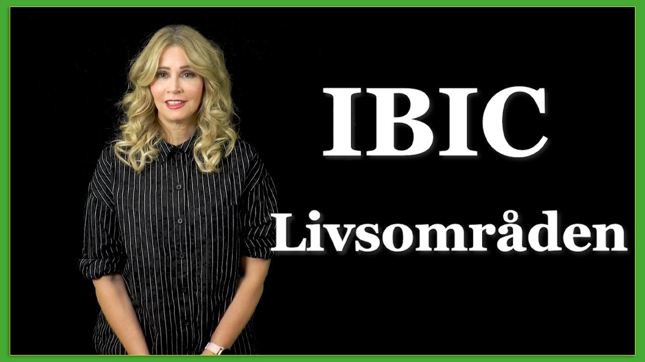 IBIC, Vi pratar om Livsområden