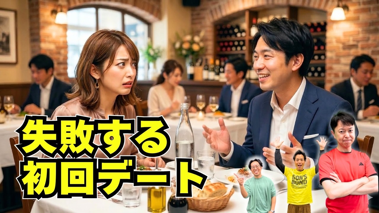 【NG事例】初回デート、これだけはやめておけ！！＜#402＞