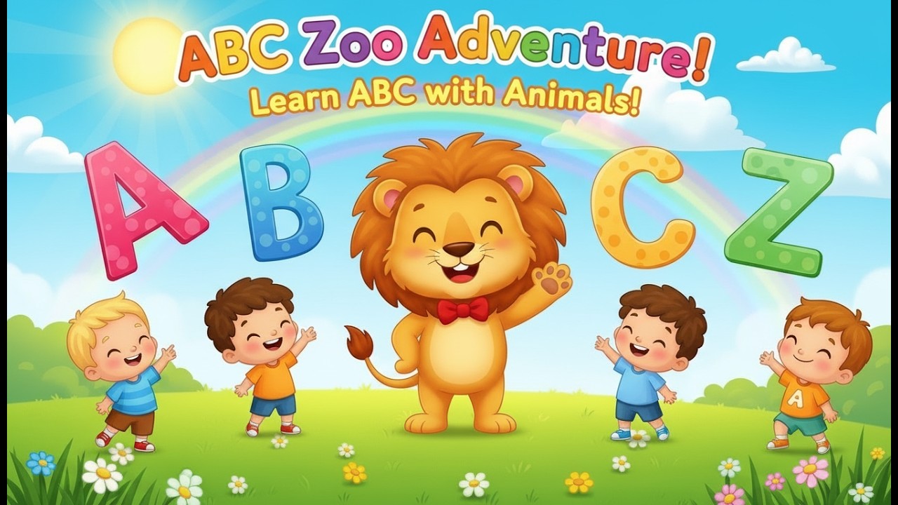 🎨 Magical Alphabet Zoo| Nursery rhyme