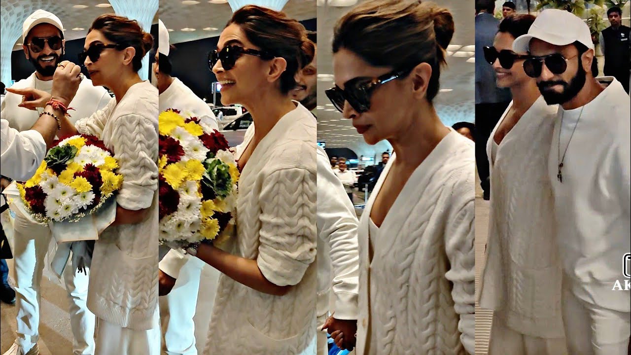 Parents To Be Soon Pregnant |Deepika Padukone With Ranveer Singh| Spotted At Mumbai Airport Recently