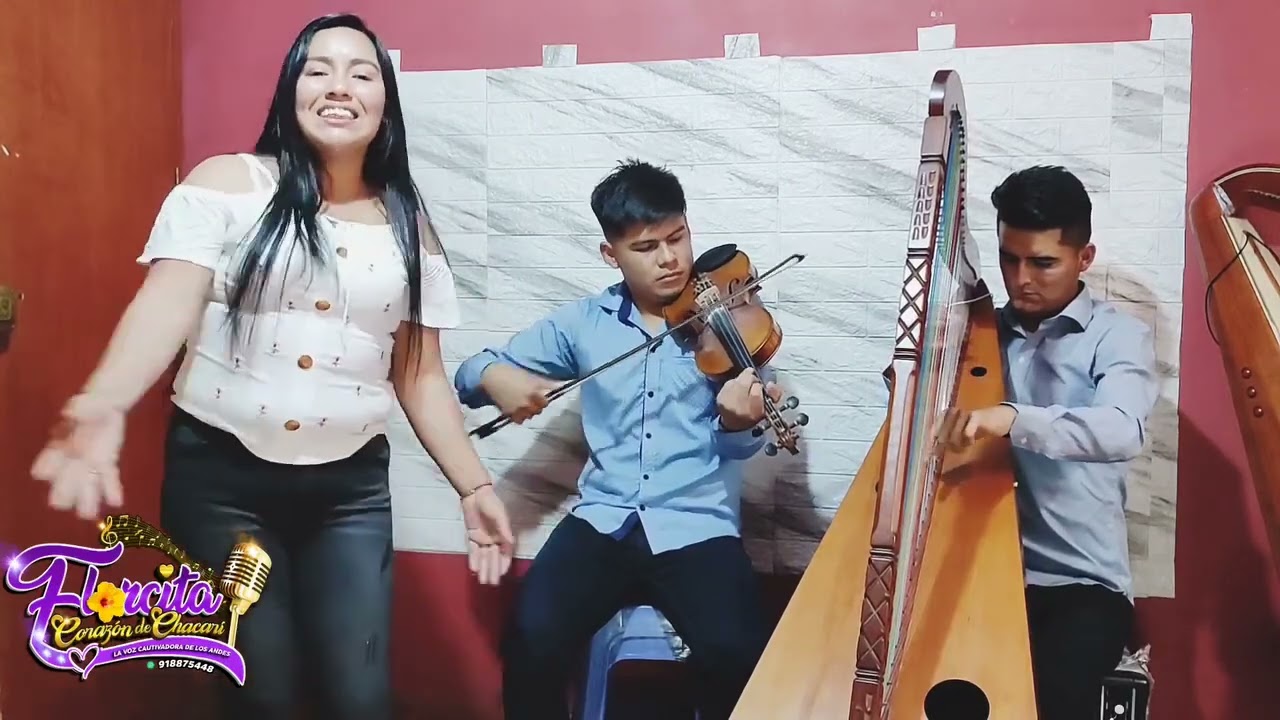 JARANA ARPA Y VIOLIN/ Florcita Corazón De Chacari 🎼🎶