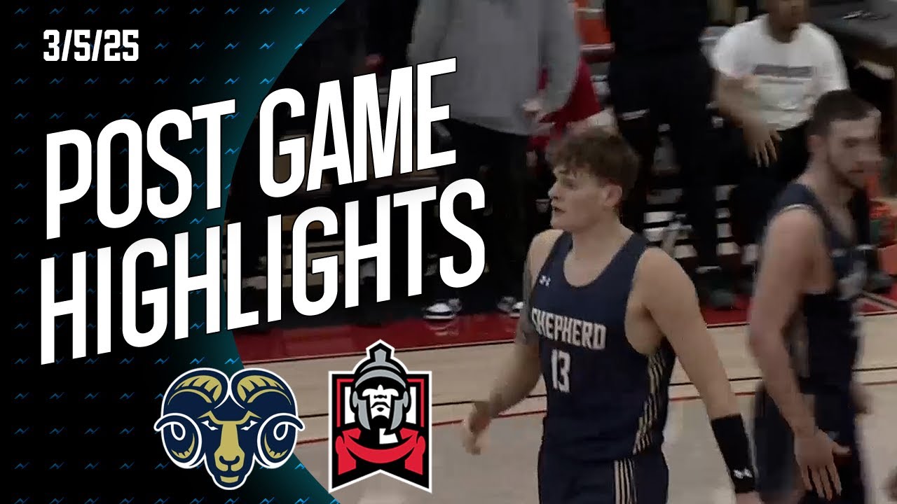 Shepherd vs East Stroudsburg University: PSAC Men's Basketball Quarterfinal  | BRC13 Sports
