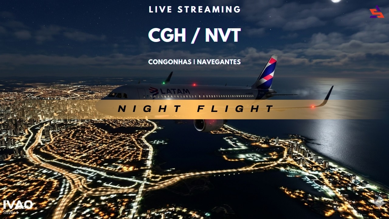MSFS2020 🔴 Airbus A320 IAE LATAM 🛫 Congonhas [CGH|SBSP] 🛬 Navegantes [NVT|SBNF]