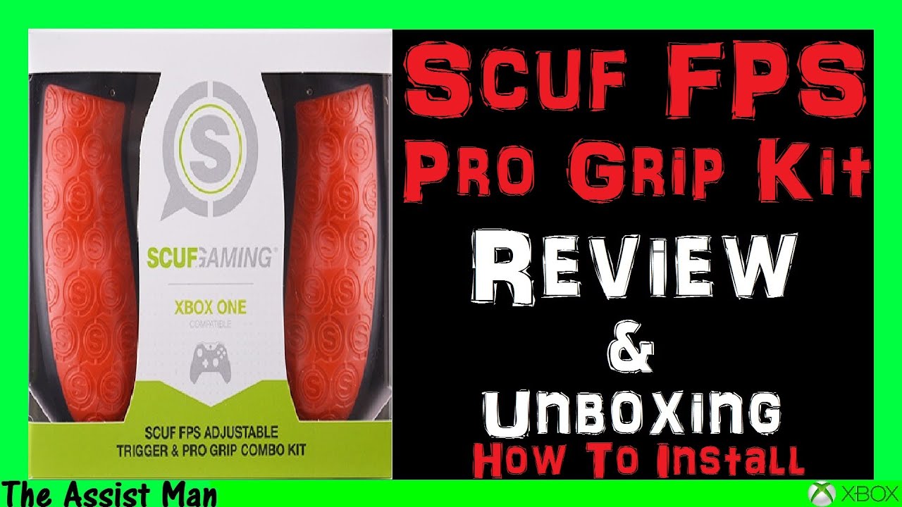 Scuf FPS Adjustable Trigger Stop & Pro Grip Combo Kit Review & How To Install - Xbox One